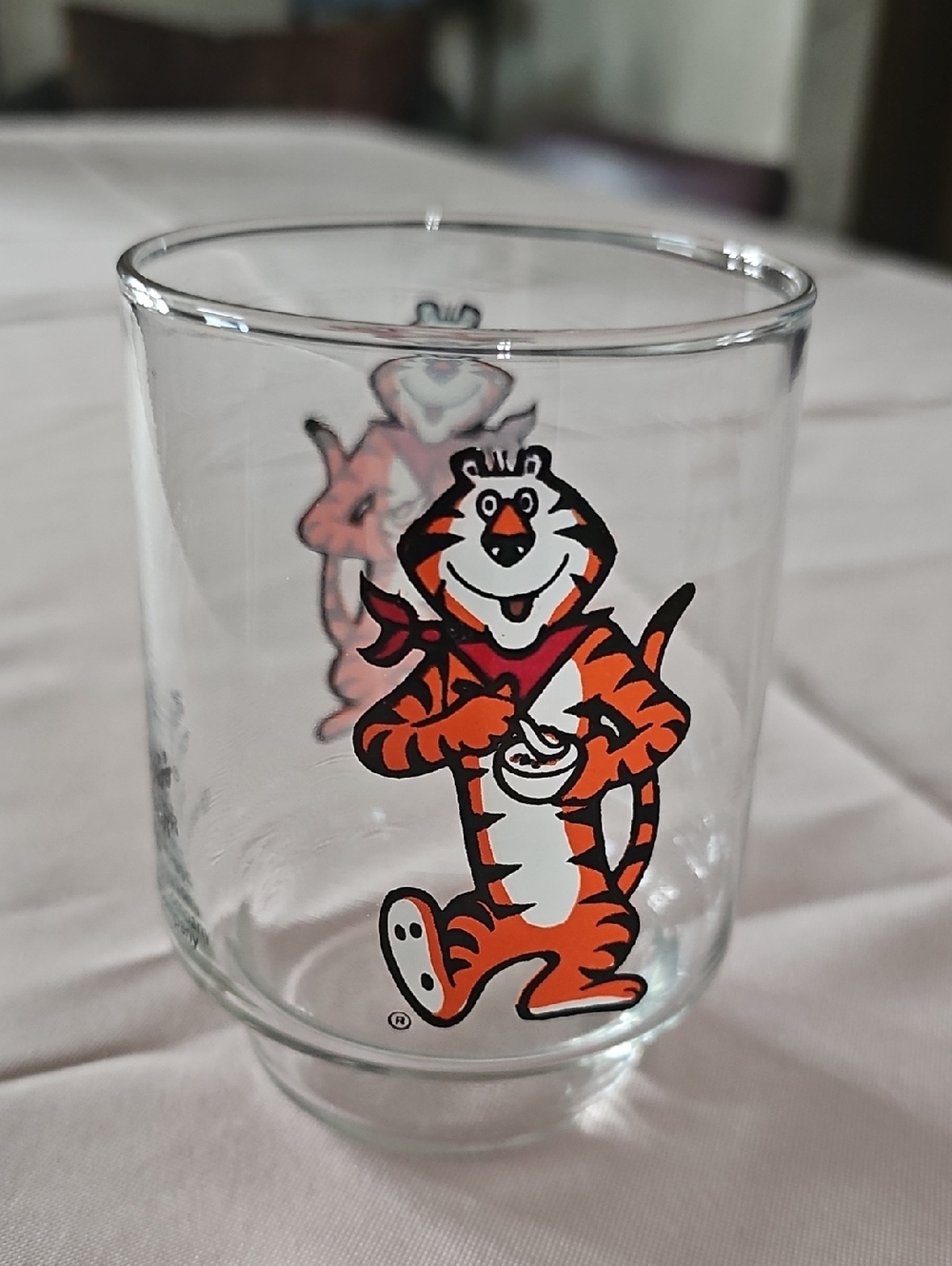 Tony the Tiger 1977 Kellogg's Collector Series Drinking Glass NWOT